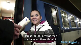 Martin Gun's wet pussy clip by Public Agent