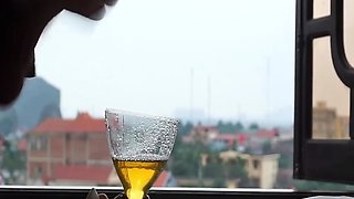 Pisse und Sperma Trichter fr Morgan mit BruceAndMorgan