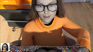 Where the heart is: nerdy shy girl tongue kissing ep.37