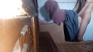 Indonesian Hijab Teen Sister in Law Tight Pussy Creampie Homemade Sex