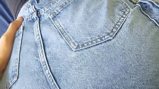 Oh Yes, Give Me More Please stepdaddy! I Know You Love Fucking Me in My Denim Skirt