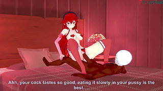 Eris Boreas first BBC while wife watching - Mushoku Tensei 5