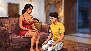 Desi Teacher Jaya Fucked Hard Anal & Cumshot - Telugu 3D Sex Animation with BBW Aunty