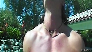Outdoor Garden Fun With Busty Bitch - Big tits brunette mom