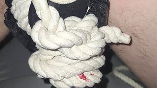 Goode Girl CBT a Nylon, Some Ropes and Ballbusting