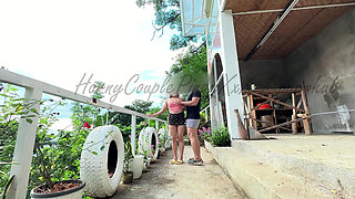 Teen Pinay Ashley Outdoor Sex with Stepdaddy