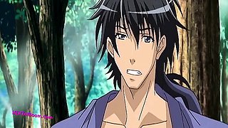 Samurai Swordsman Ravishes Anime Beauty in Ancient Japan