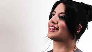 Huge boobs BBW Arabian MILF masturbates