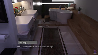 Hot Asian Friend Sneaks Into My Room to Get Her Ass Fucked - Midnight Paradise