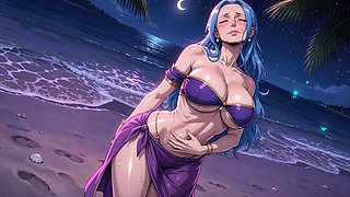 Seductive Beach Babe Nefertari Vivi