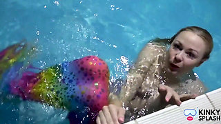 Captive Mermaid Teases You in the Pool