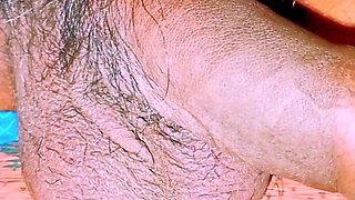 Long and fatty cock massage and checkup for clean for health after handjob.