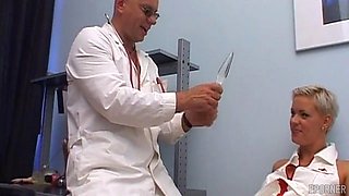 Lesbian Doctor Toys Nurse