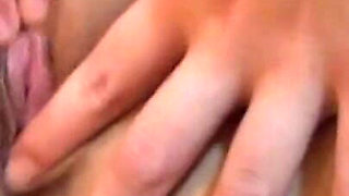 Student Plays with Her Tits