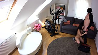 Cute teen blowjob and hard doggystyle fuck