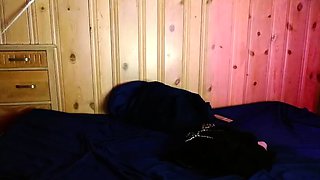 Solo ladyboy recording her masturbation