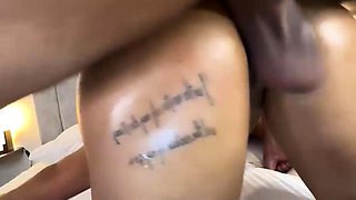 I surprise my stepsister while she rests and receives two