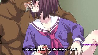 Horny Schoolgirl Gets Fucked Hard and Filled With Cum