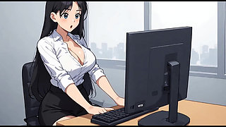 Office Manager Seducing Staff