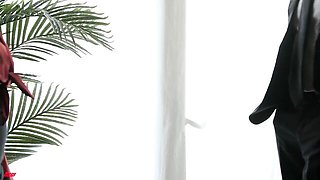 Flirtatious Alison Rey and Vince Karter's female orgasm scene