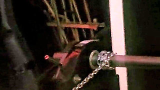 Stina Stone Femdom Smoking Human Ashtray Spitting Tease Denial in Leather Gloves