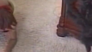 Hot Black Pussy in Fishnet Stockings Assfucked by a Big Black Cock