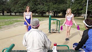 Cheerleader Molly Manson gets fucked hard by her boyfriend Eric John