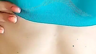 Teen Wife Solo Plays with Nipples Through Sport Topic