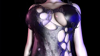 Sculpted Seduction: 3D Girl Model - 3D Animation Hentai