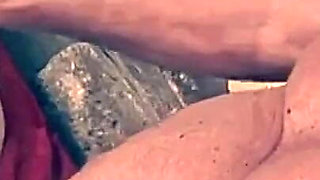 Old Man Couple with Farm Fuck and Cumshot on Hairy Pussy