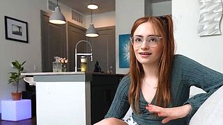 Busty ginger dame likes mighty frigging and oral hook-up