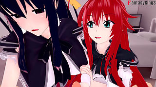 Issei lost his chance to fuck Rias Gremory so i take her - DXD NTR Madness Series