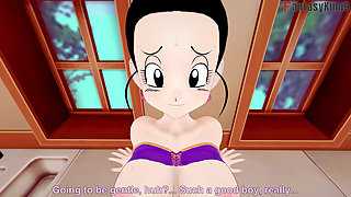 Chichi gets stuck in the sink and gohan fucks her - DragonBall Zex Series
