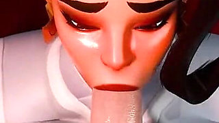 Overwatch Vendetta Sloppy Blowjob POV 3D Animation Rule34