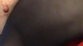 Blonde MILF in Red Latex Gets Creampied Deep