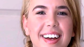 Cute amateur brunette naughty in solo jerking show on camera