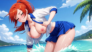 Adult Gwen Tennyson Erotic Teasing 3D Animation Compilation Beautiful Redhead in Iconic Outfit Provocative Scenes