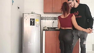 18 year old brunette big saggy tits from New York United States fucking her stepbrother's big dick live