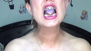 Swallowing Huge Almonds Nonstop!!!