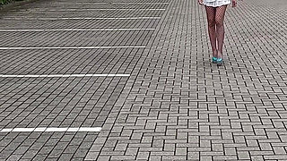 Submissive Blond Bossgirl Lets Herself Be Treated Nasty by the Chauffeur!!