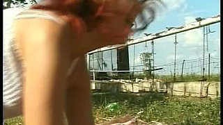 Redhead Teen From Germany Fucked at the Farm