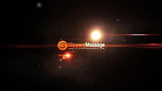 Lena Love Amazing Slippery Massage Sex - Oiled Handjob & 69 with Samantha Jolie