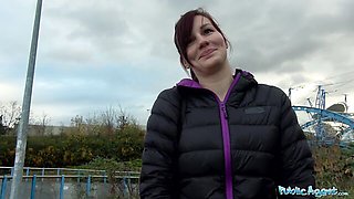 Elena Vega's outside xxx by Public Agent