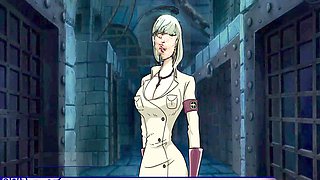 Futuristic cartoon sex with futanari girl and crazy hentai action