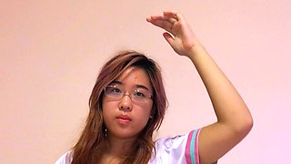 Great close up in japanese teen blowjob pov