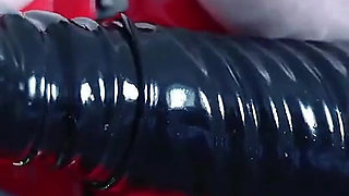 Opera Gloves Fetish Latex Rubber Video