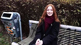 GERMAN SCOUT - Real Redhead Ginger Teen Alice