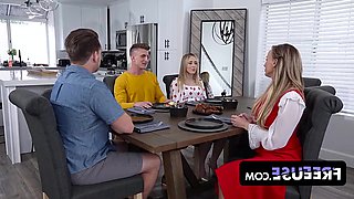 I had my boy's small-statured female companion, who is extremely pliable, extract