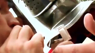 Veronica Rayne with huge tits has fun with Jan Scott and David Perry's two big cocks