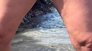 Risky Beach Pee Compilation